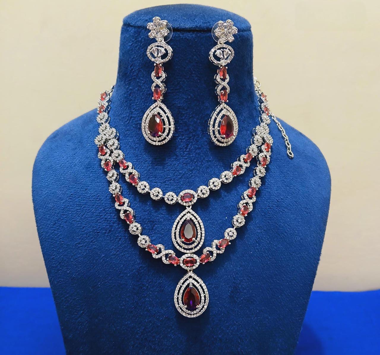 AD multi layer necklace set