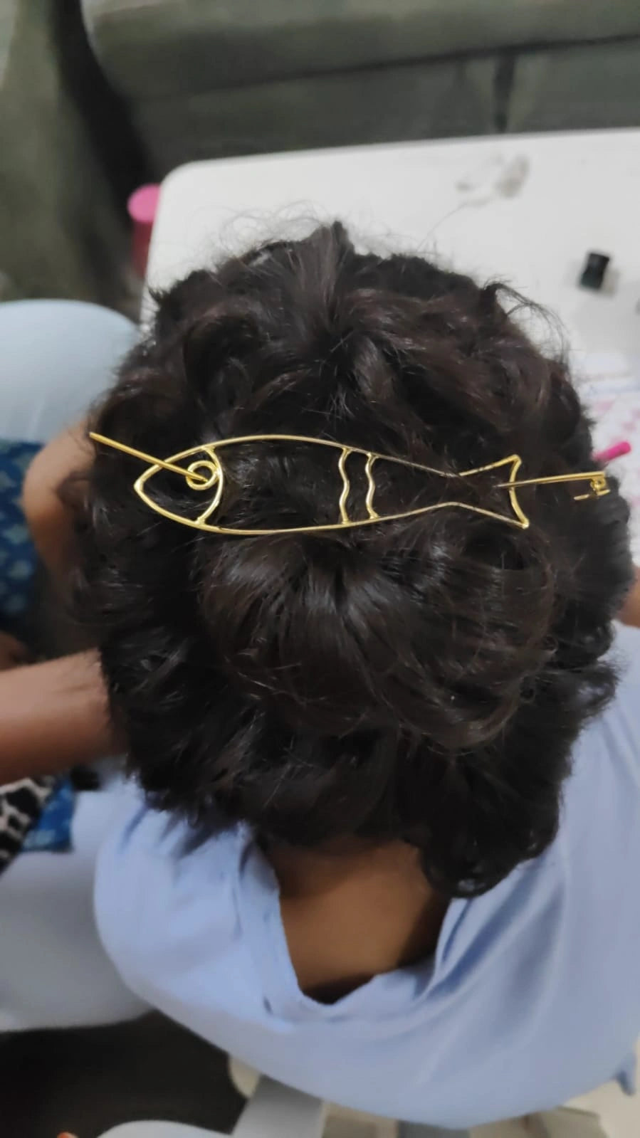 Fish hair clip