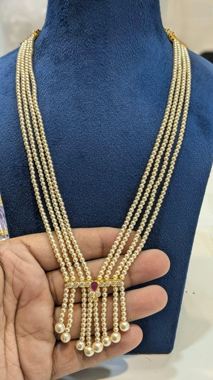 CZ beads necklace